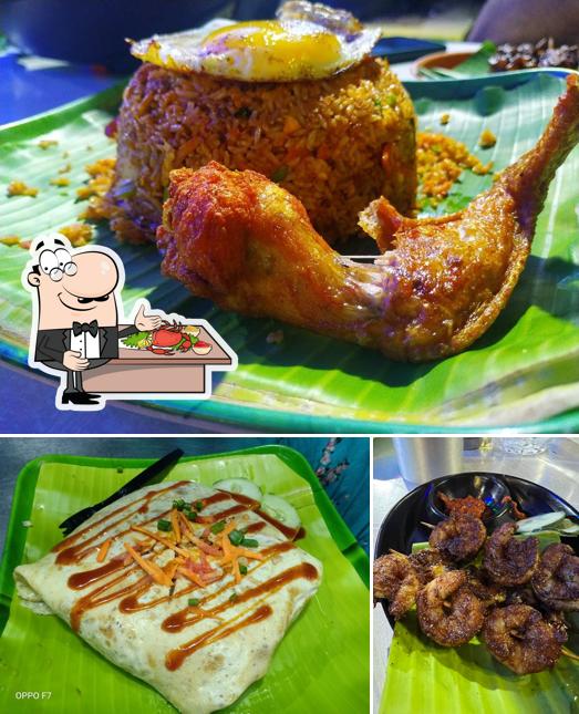 Pick various seafood dishes served at Abang Raju's Nasi Goreng