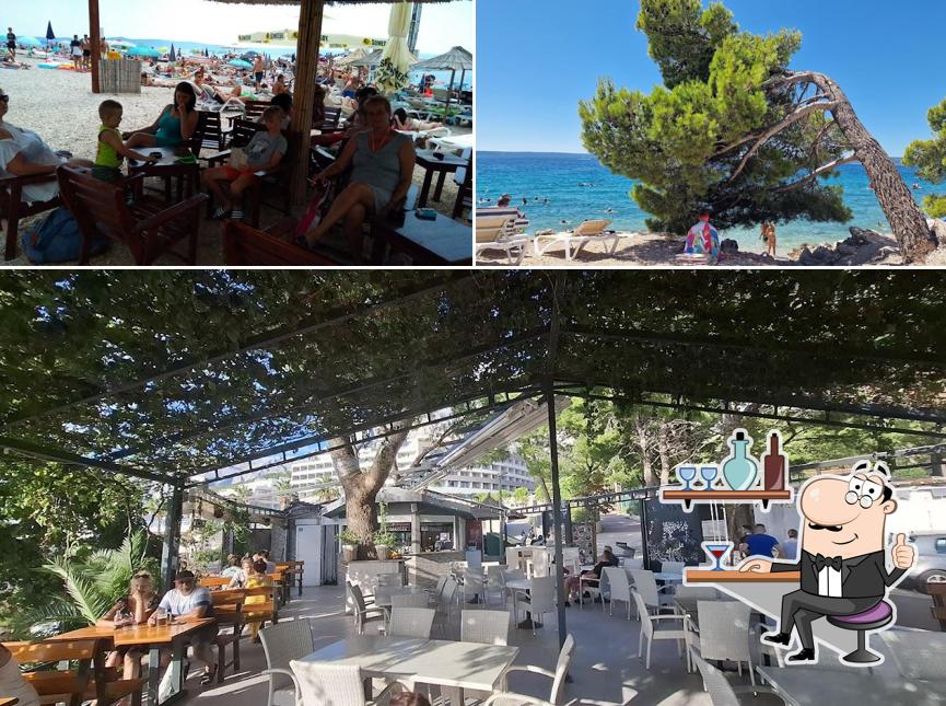 Gli interni di Buba beach