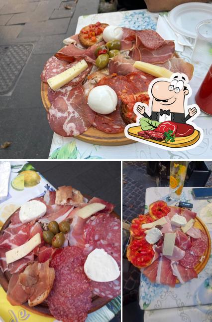 Carpaccio di manzo al La Fraschetteria di A.A