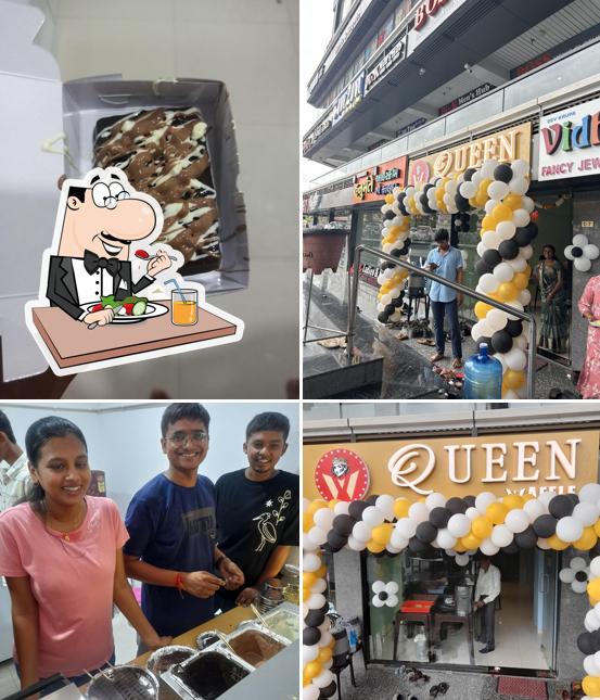 Food at Queen Waffle Kamrej