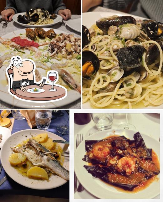 Cibo al Trattoria Raieü