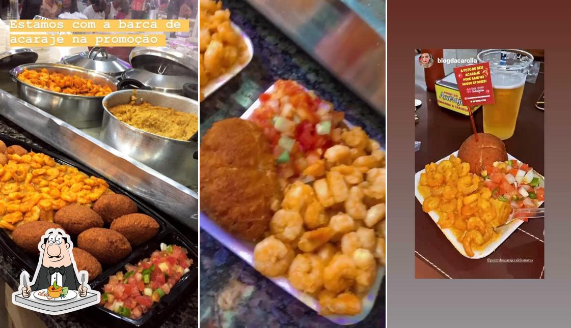 Platos en Point Do Acarajé Caldas Novas