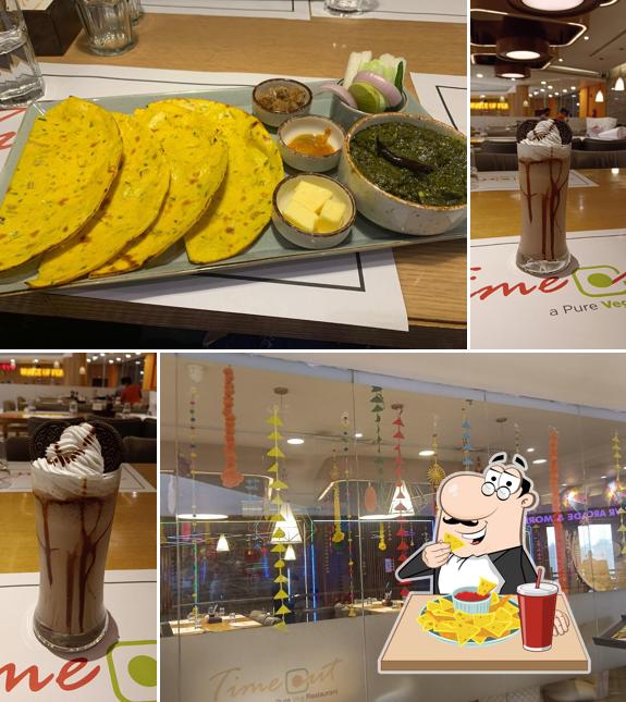 Nachos at Time Out P&M MALL Pure Vegetarian Restaurant