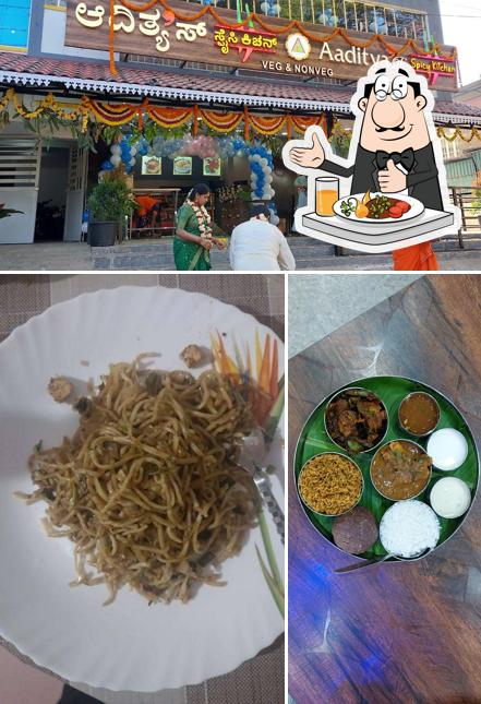 Food at Aaditya's Spicy Kitchen Family Restaurant