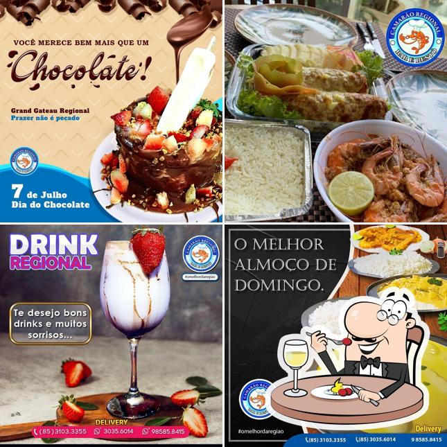 Comida em Camarão Regional