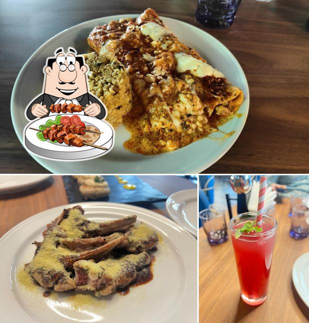 Check out the photo showing food and beverage at 334E Bistro & Bar