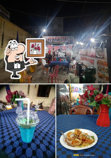 The interior of Kolkata Chat