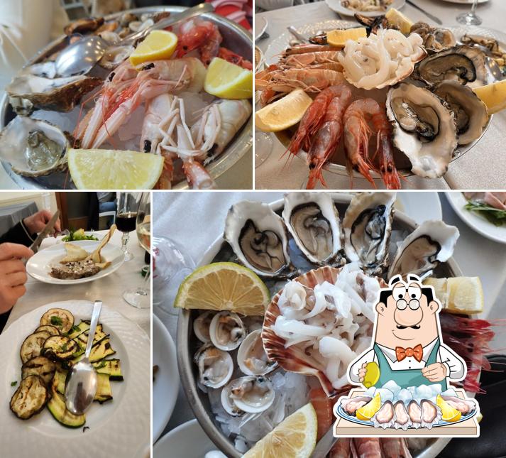 Ostriche al Ristorante La Manna del Pozzo