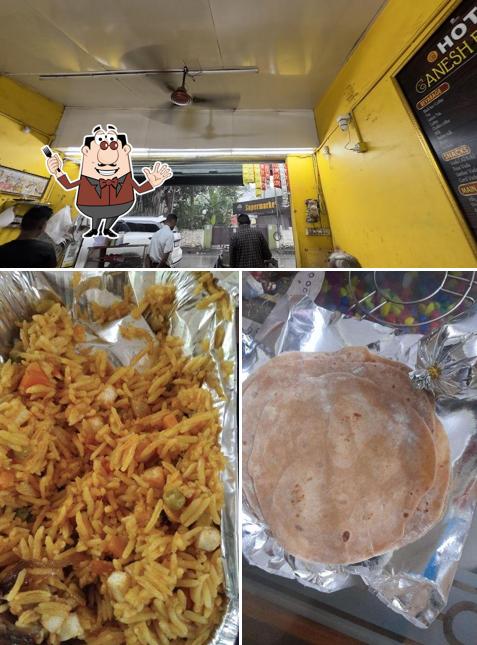 This is the image displaying food and exterior at Ganesh bhavan