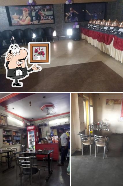 The interior of Aditya Restaurant Corner
