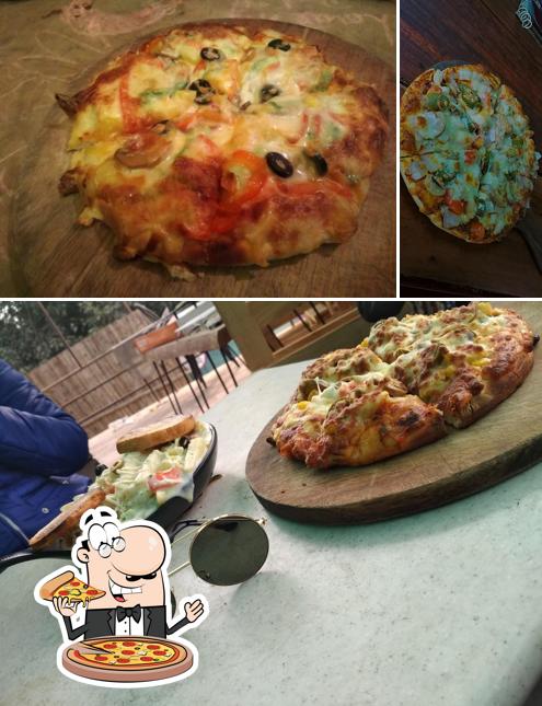 Pick various kinds of pizza