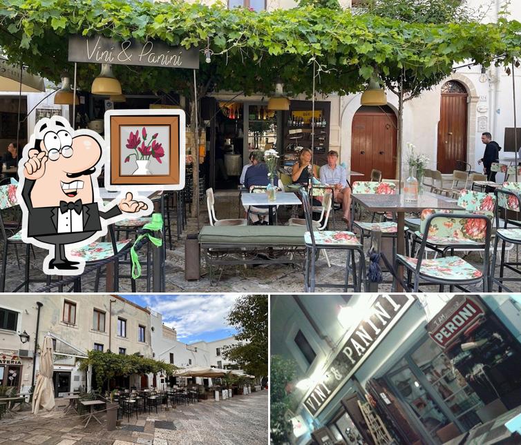 Gli interni di Vini e Panini