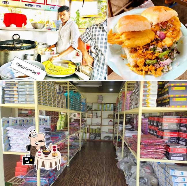 Food at Mahaganpati Wadapav Centre