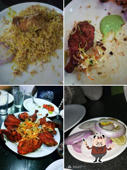 Food at Makhan Shah family restaurant