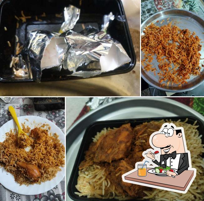 Pulled pork sandwich at Mohgazi Biryani House