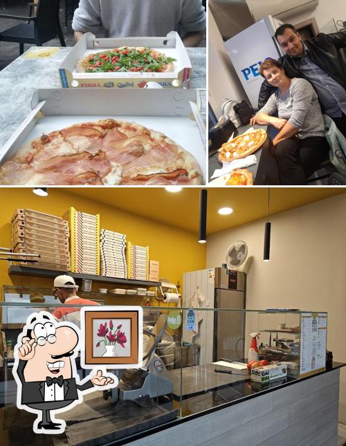 Pizzeria La Serena si caratterizza per la interni e pizza
