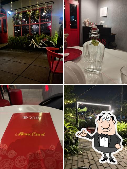 The interior of Qais Sips & Savour