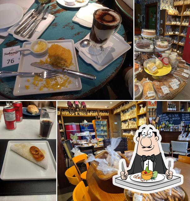 Comida em Solange Café