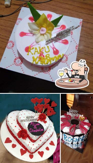 Check out the photo showing food and interior at Kreamz