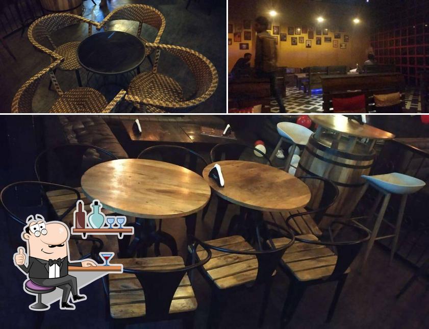 The interior of The Orange Mint Lounge - Vashi