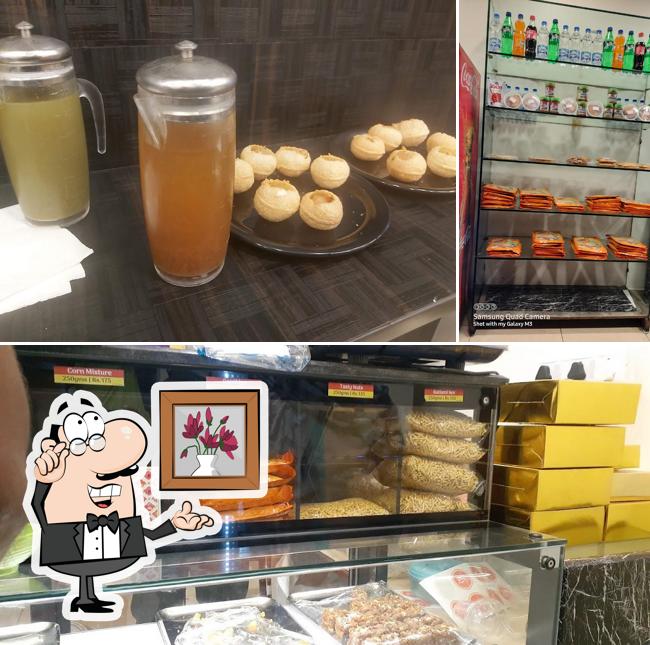 Take a seat at one of the tables at Meetha & Teekha