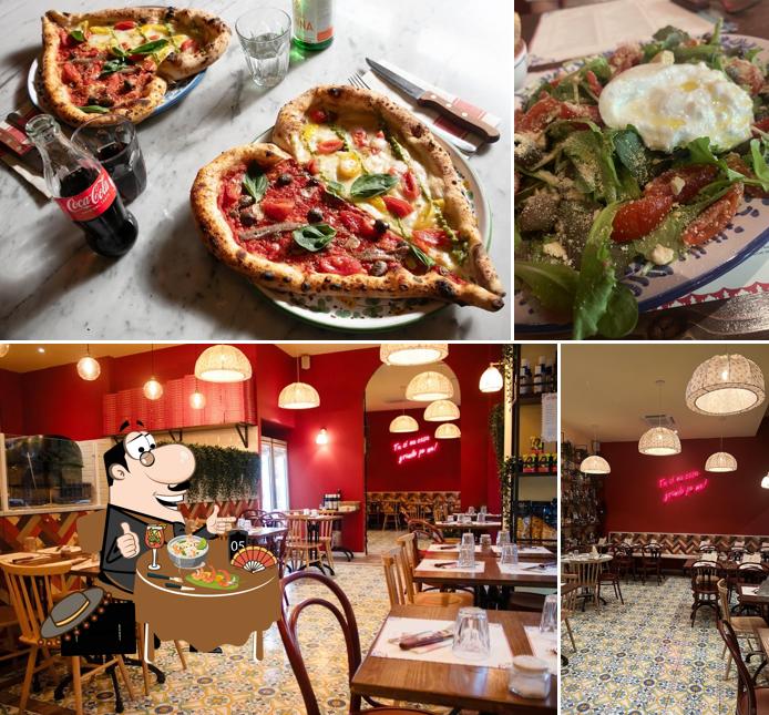 Pizzium - Via Solari si caratterizza per la cibo e interni