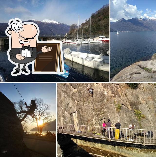 Puoi goderti l'aria fresca da seduto all'esterno di Palestra di Roccia Il Cinzanino Varese