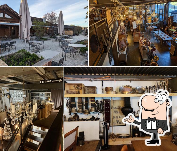 Gli interni di Restaurant Rosstall Mehr Raum für Genuss