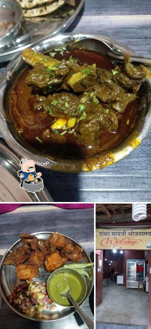 Food at Shankar Saoji Bhojanalay