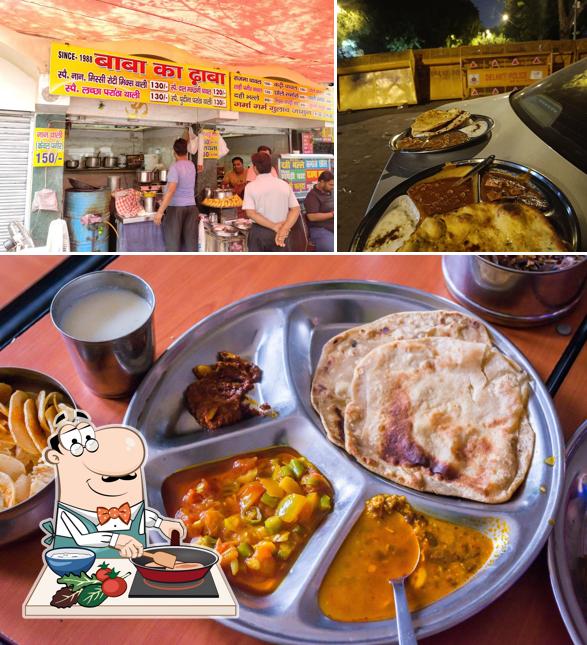 Chicken curry at Baba ka Dhaba