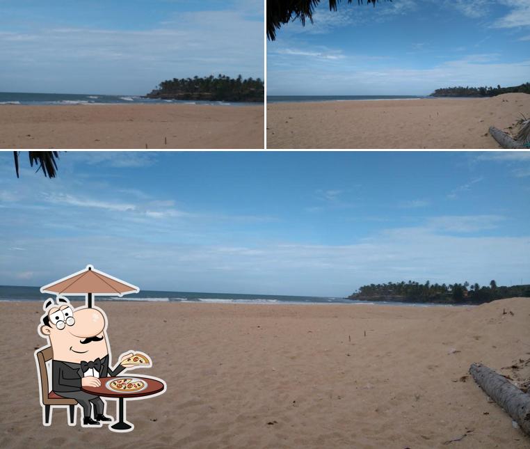 Desfrute da vista do exterior Barraca Jangadeiro