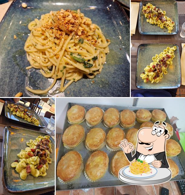 Spaghetti alla carbonara al Caffè La Posta