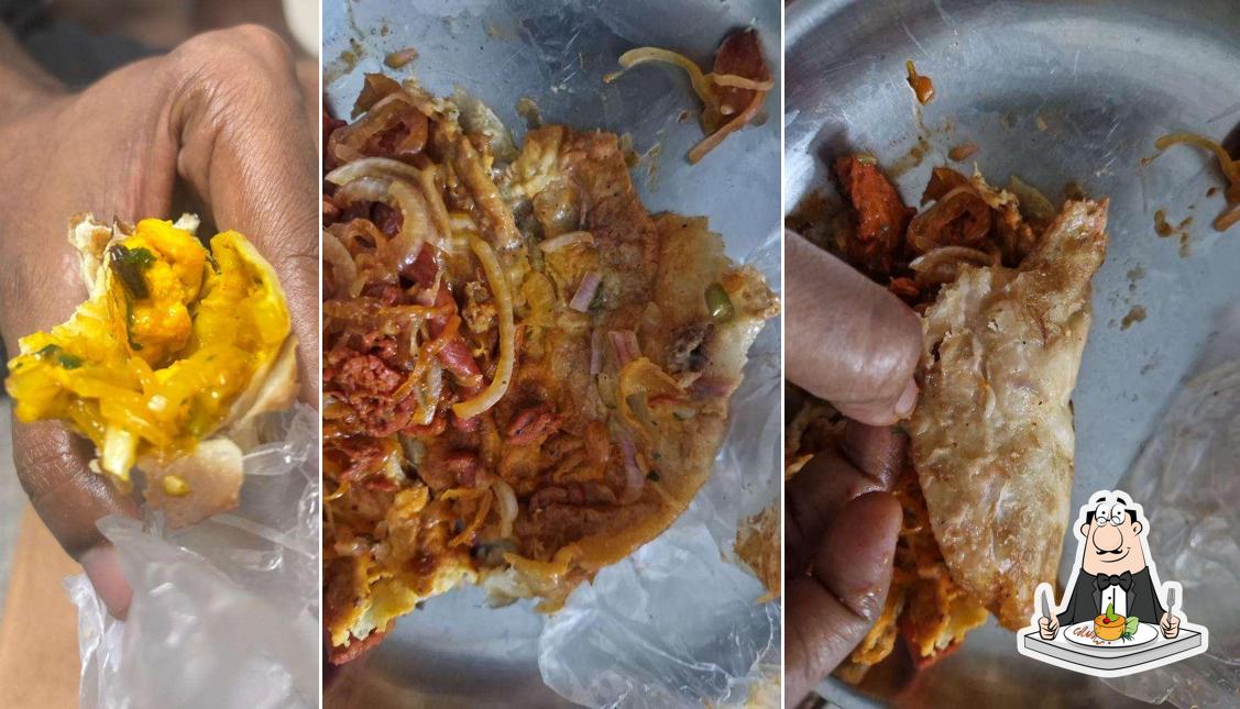 Meals at kolkatta famous kati roll