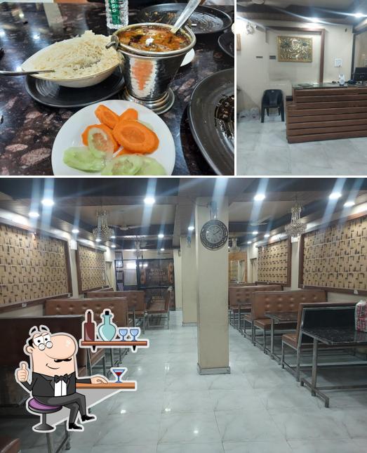 The image of Hotel Royal Afghan’s interior and food