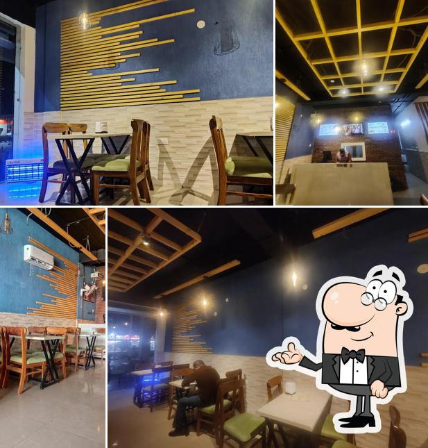 The interior of Canadian Pizza & Burger Malout