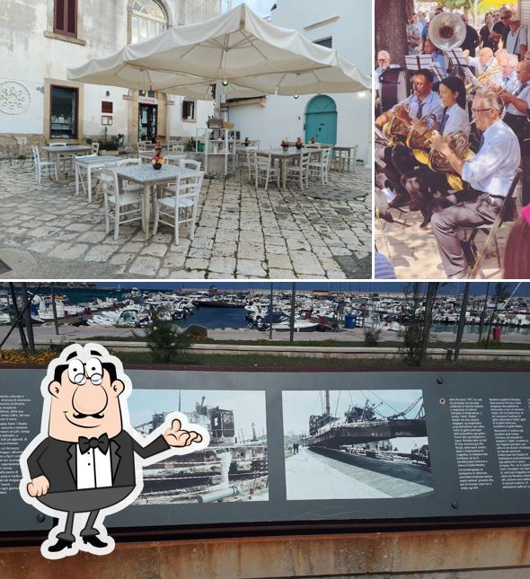 La interni e esterno del ristorante