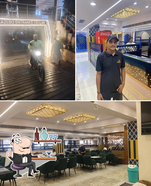 This is the image displaying interior and exterior at Aazebo-The Royal Arabian Restaurant