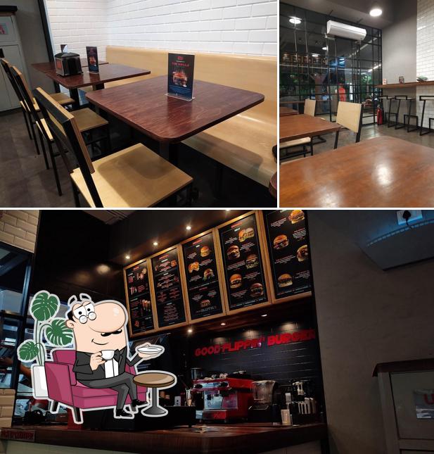 The interior of GOOD FLIPPIN' BURGERS