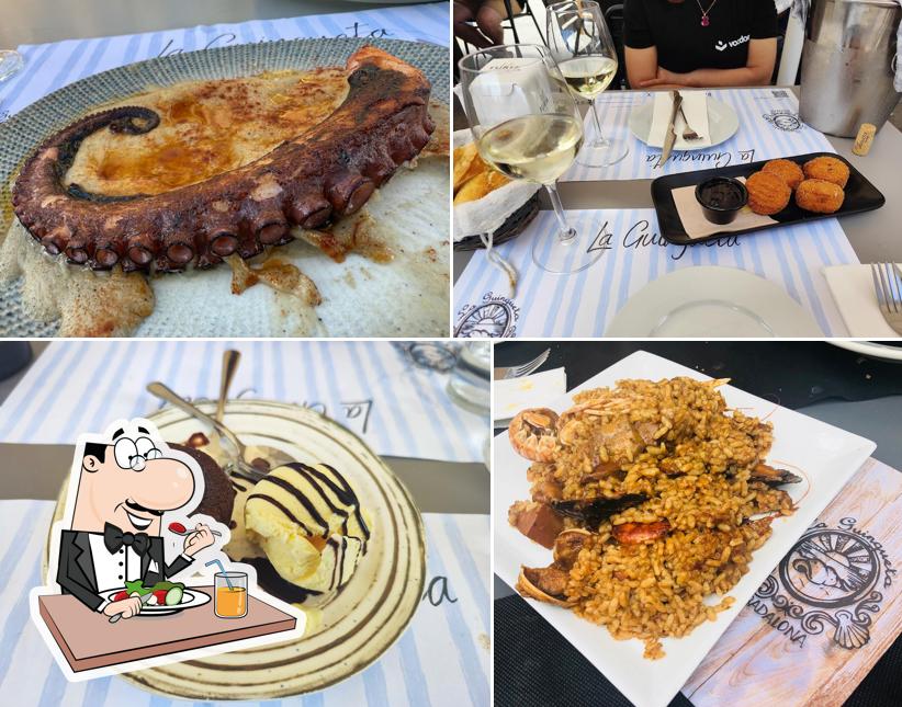 Comida en Restaurante La Guingueta de la Rambla