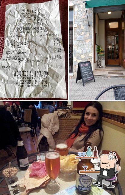 Gli interni di Enoteca Bistrot