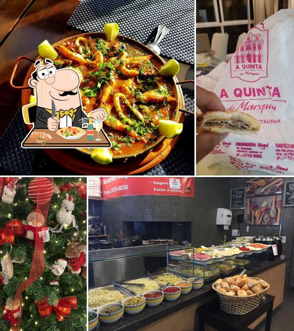 Comida em A Quinta do Marquês - Conde - Alphaville