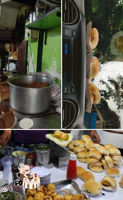 Food at Ruchira Wadapav