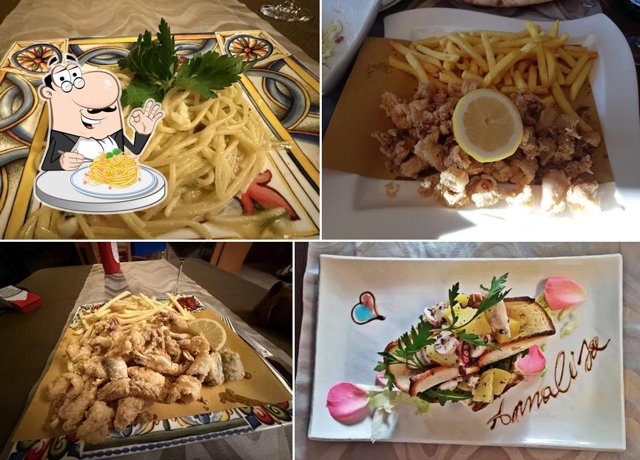 Spaghetti alla carbonara al Ristorante la Dolce Vita