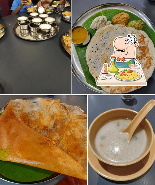Meals at Sri Mu Saravana Bhavan