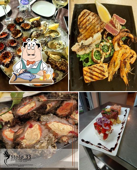 Salmone grigliato al MOLO 33 Ristorante Pizzeria a Brindisi