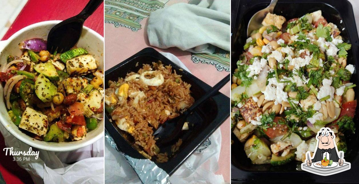 Food at The Fitbox Cafe