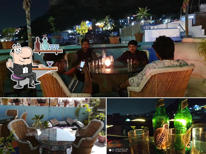 Among different things one can find interior and beer at Blue Bird Cafe & Restaurant