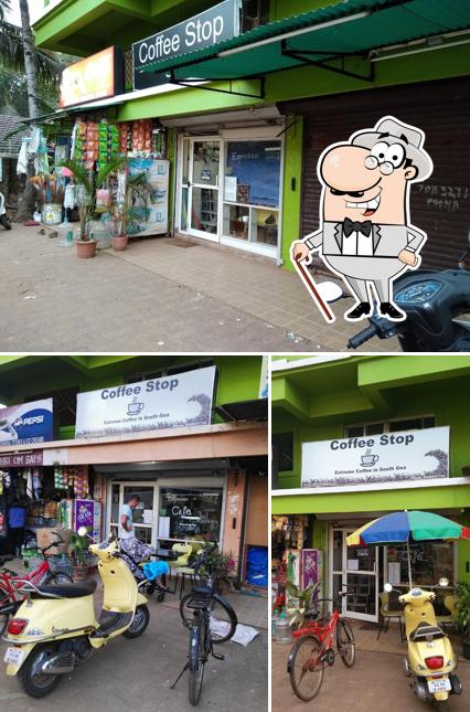 The exterior of Coffee Stop