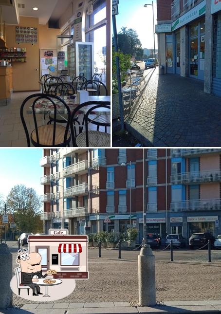 La esterno e interni del ristorante