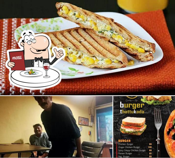 The picture of btk burger thattukada’s food and interior